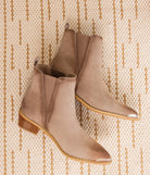 Wylie Suede Ankle Boot in Taupe - Charming Charlie
