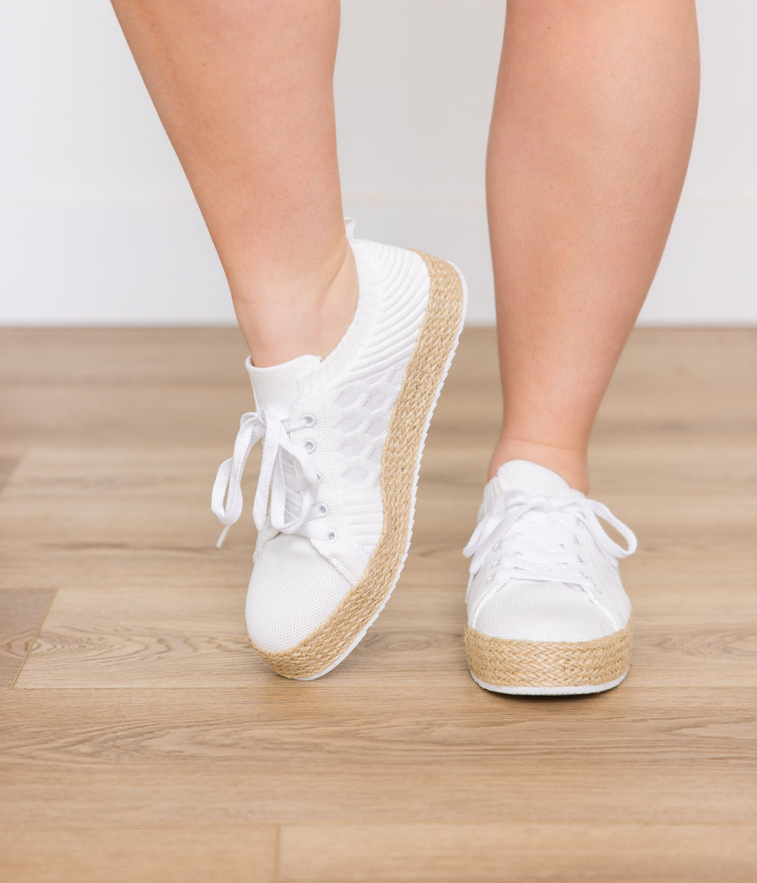 Yaras Sneakers in White - Charming Charlie