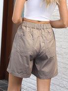 Pocketed High Waist Denim Shorts - Charming Charlie