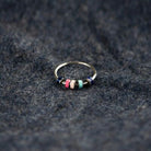 925 Sterling Silver Oil Drip Ring - Charming Charlie