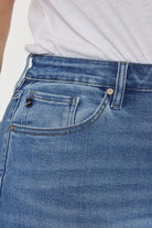 Kancan Full Size Cat's Whiskers High Waist Jeans - Charming Charlie
