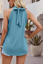 Tied Cutout Grecian Neck Tank - Charming Charlie