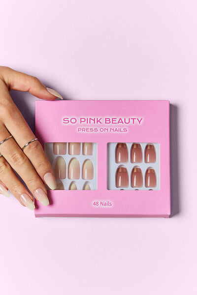 SO PINK BEAUTY Press On Nails 2 Packs - Charming Charlie