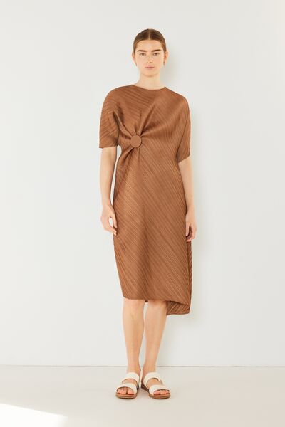 Marina West Swim Pleated Dolman Sleeve Dress - Charming Charlie