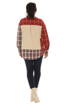 Cut and Sew Plaid Shirt - Charming Charlie