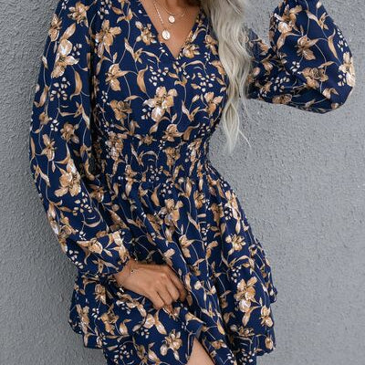 layered balloon sleeve dress Off-Shoulder Balloon-Sleeve Mini Dress in Ivory - 6