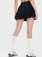 Pleated Detail Mid-Rise Waist Active Skirt - Charming Charlie