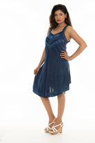 Rayon Umbrella Sleeveless Dress - Shoreline Wear, Inc.