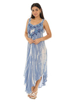 Tie Dye Sleeveless Long Sundress - Shoreline Wear, Inc.