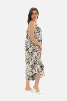 Printed Capri Wide Leg Jumpsuit - Charming Charlie