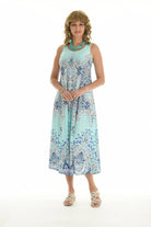 Paisley Printed Maxi Dress - Shoreline Wear, Inc.