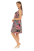 Tropical Print A-Line Dress - Shoreline Wear, Inc.