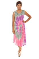 Tie Dye Rayon Sundress - Shoreline Wear, Inc.