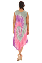Tie Dye Rayon Sundress - Shoreline Wear, Inc.