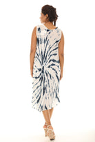 Spiral Tie Dye Rayon Sundress - Shoreline Wear, Inc.