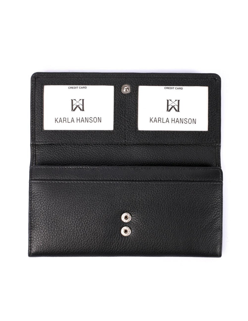 Women's RFID Leather Trifold Wallet - karlahanson.com