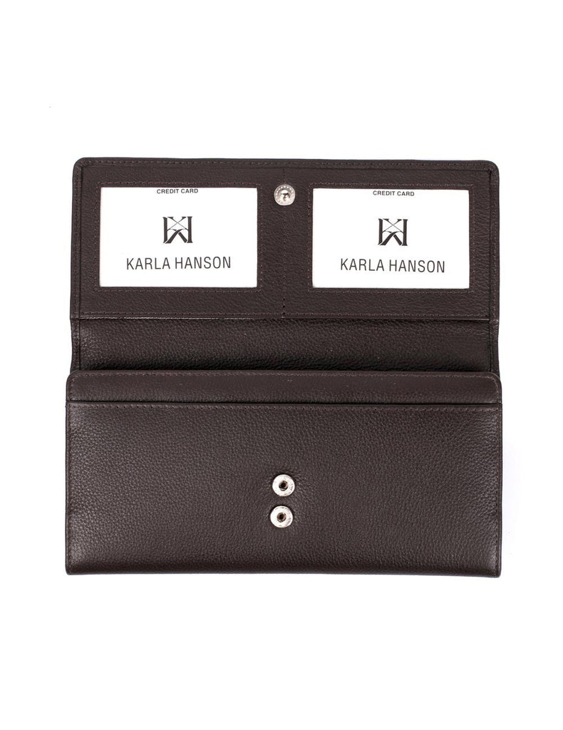 Women's RFID Leather Trifold Wallet - karlahanson.com