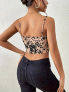 Printed Scoop Neck Cami - Charming Charlie