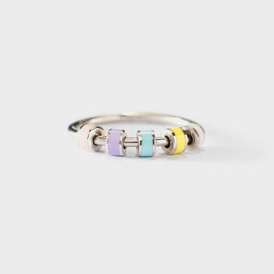 925 Sterling Silver Oil Drip Ring - Charming Charlie