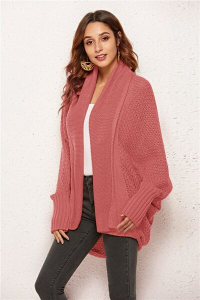 Open Front Batwing Sleeve Cardigan - Charming Charlie