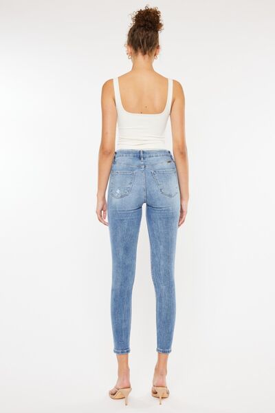 Kancan High Waist Cat's Whiskers Skinny Jeans - Charming Charlie