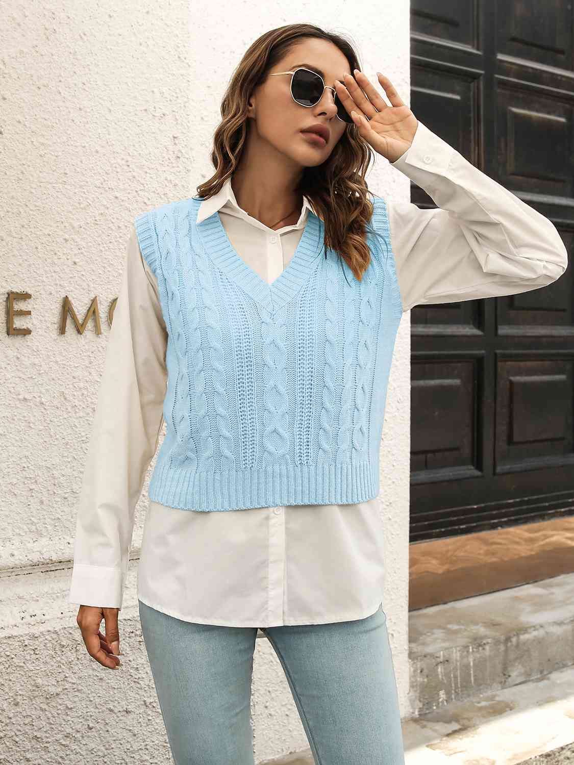 Urban Style V-Neck Sweater Vest – Charming Charlie