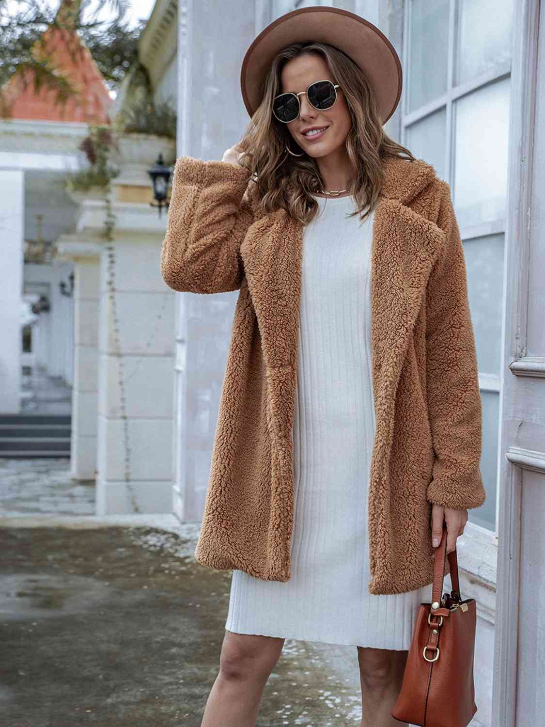 Teddy coat shop with pockets