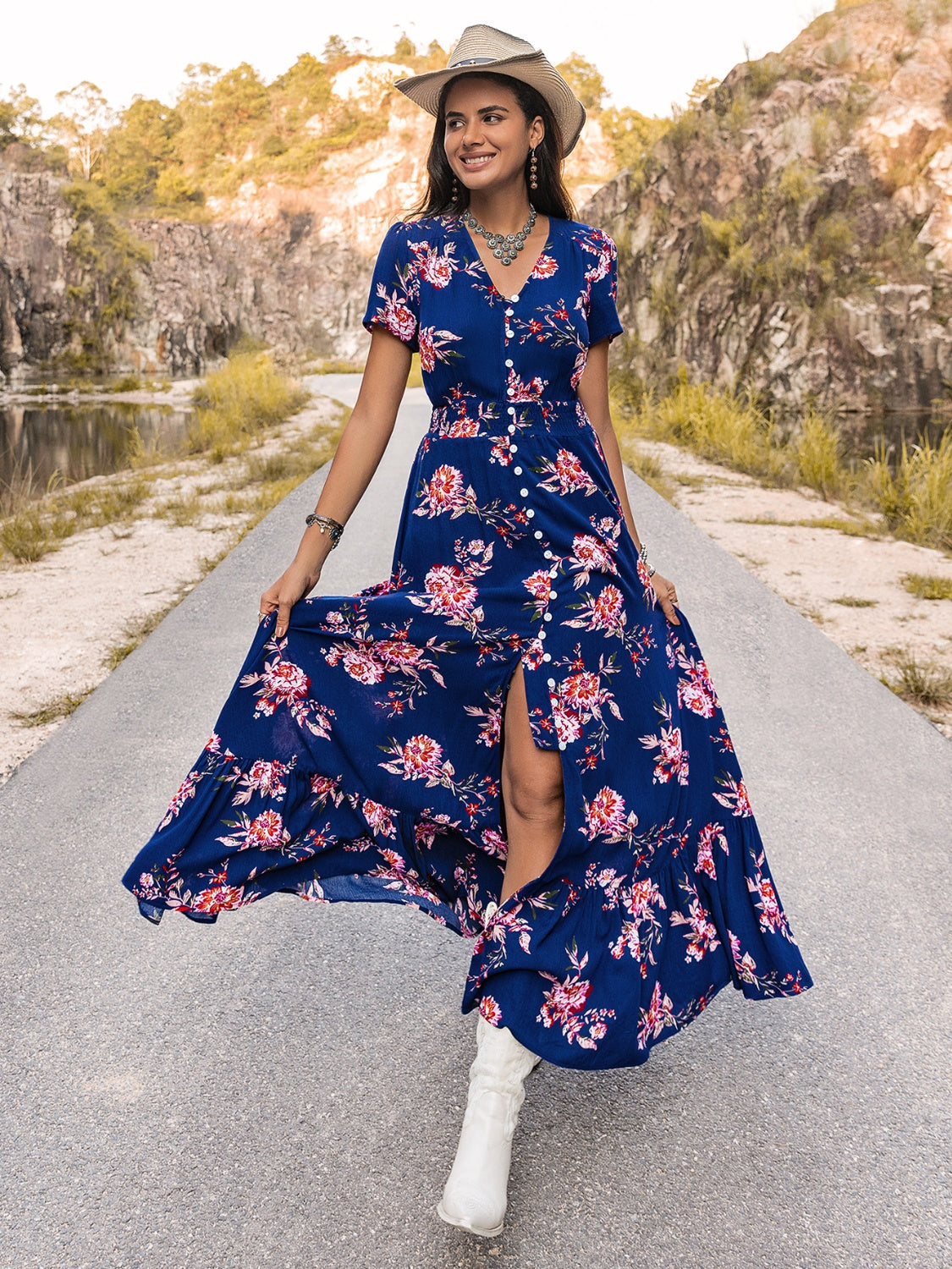 Charming charlie shop maxi dress