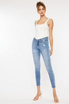 Kancan High Waist Cat's Whiskers Skinny Jeans - Charming Charlie