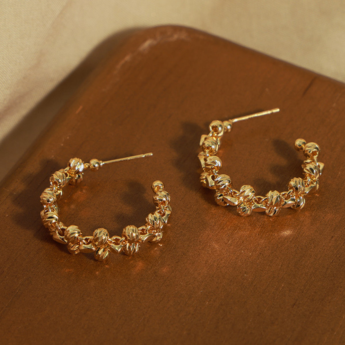 Titanium Steel C-Hoop Earrings - Charming Charlie