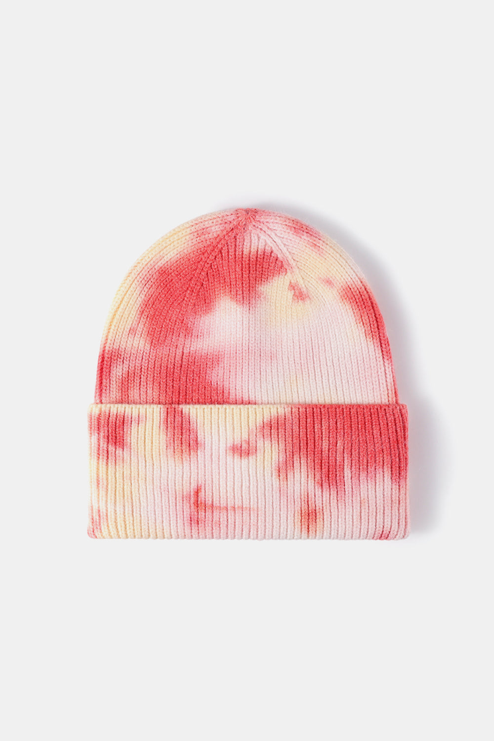 Tie-Dye Cuffed Rib-Knit Beanie Hat - Charming Charlie
