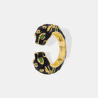 Inlaid Zircon Oil Drip Open Ring - Charming Charlie
