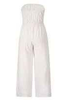 Tied Cutout Tube Wide Leg Jumpsuit - Charming Charlie