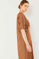 Marina West Swim Pleated Dolman Sleeve Dress - Charming Charlie