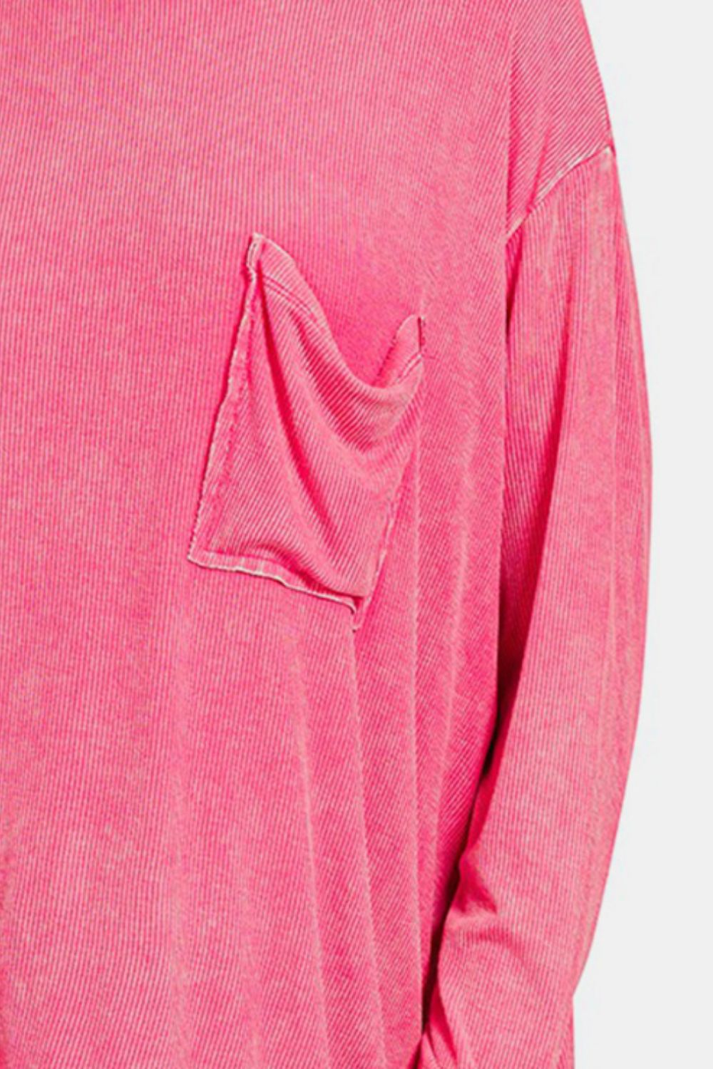 Zenana Round Neck Long Sleeve T-Shirt - Charming Charlie