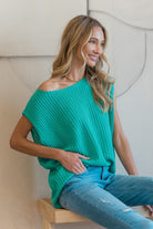 Sew In Love Ribbed Round Neck Sweater Vest - Charming Charlie