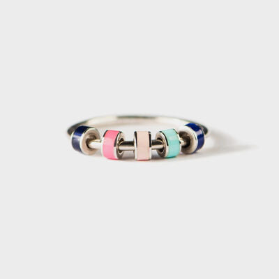 925 Sterling Silver Oil Drip Ring - Charming Charlie