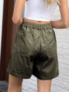 Pocketed High Waist Denim Shorts - Charming Charlie