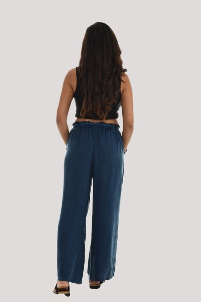 Mid-Rice Soft Wide Leg Women Pants - Shoreline Wear, Inc.