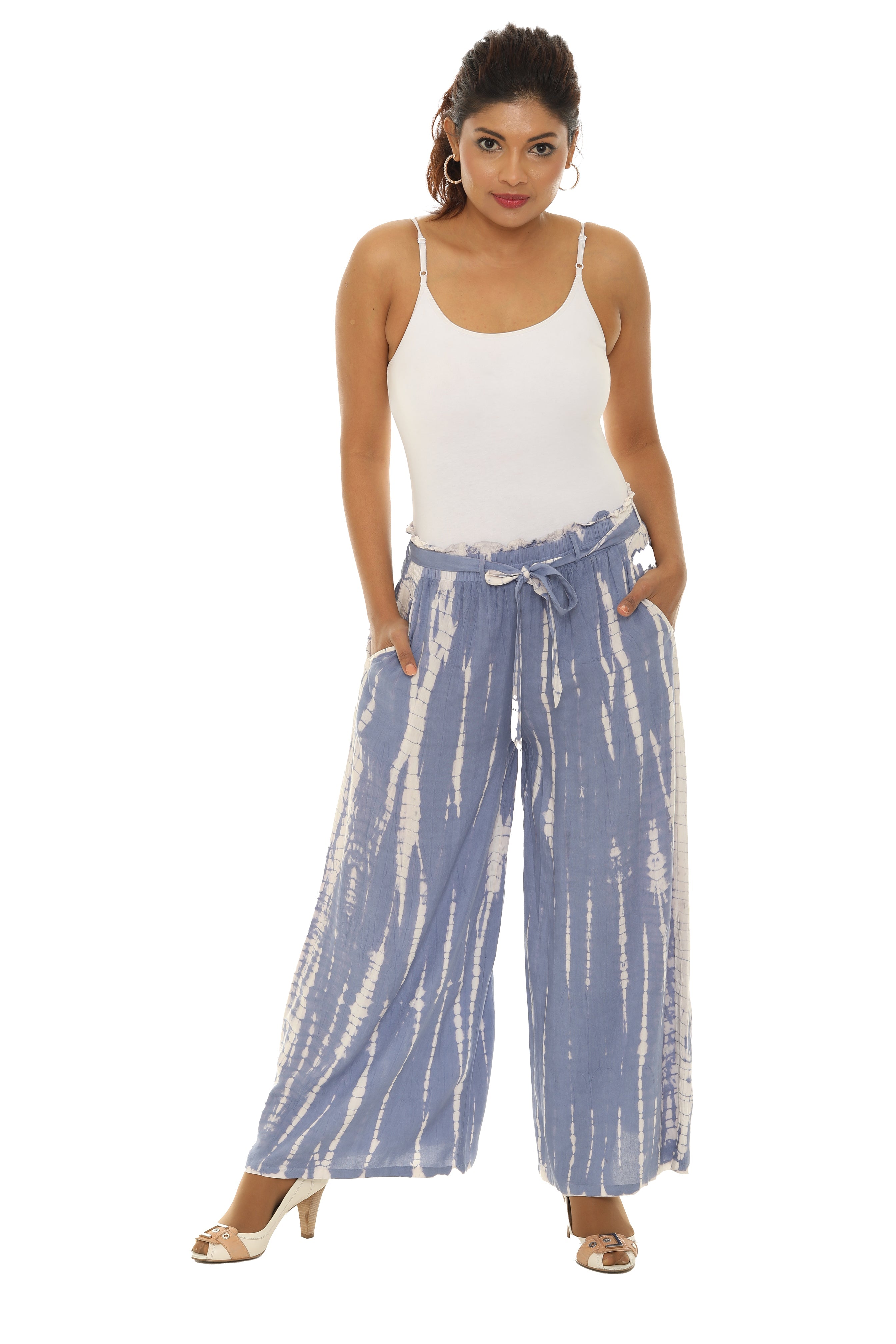 Belted Pocket Palazzo Pants - Shoreline Wear, Inc.