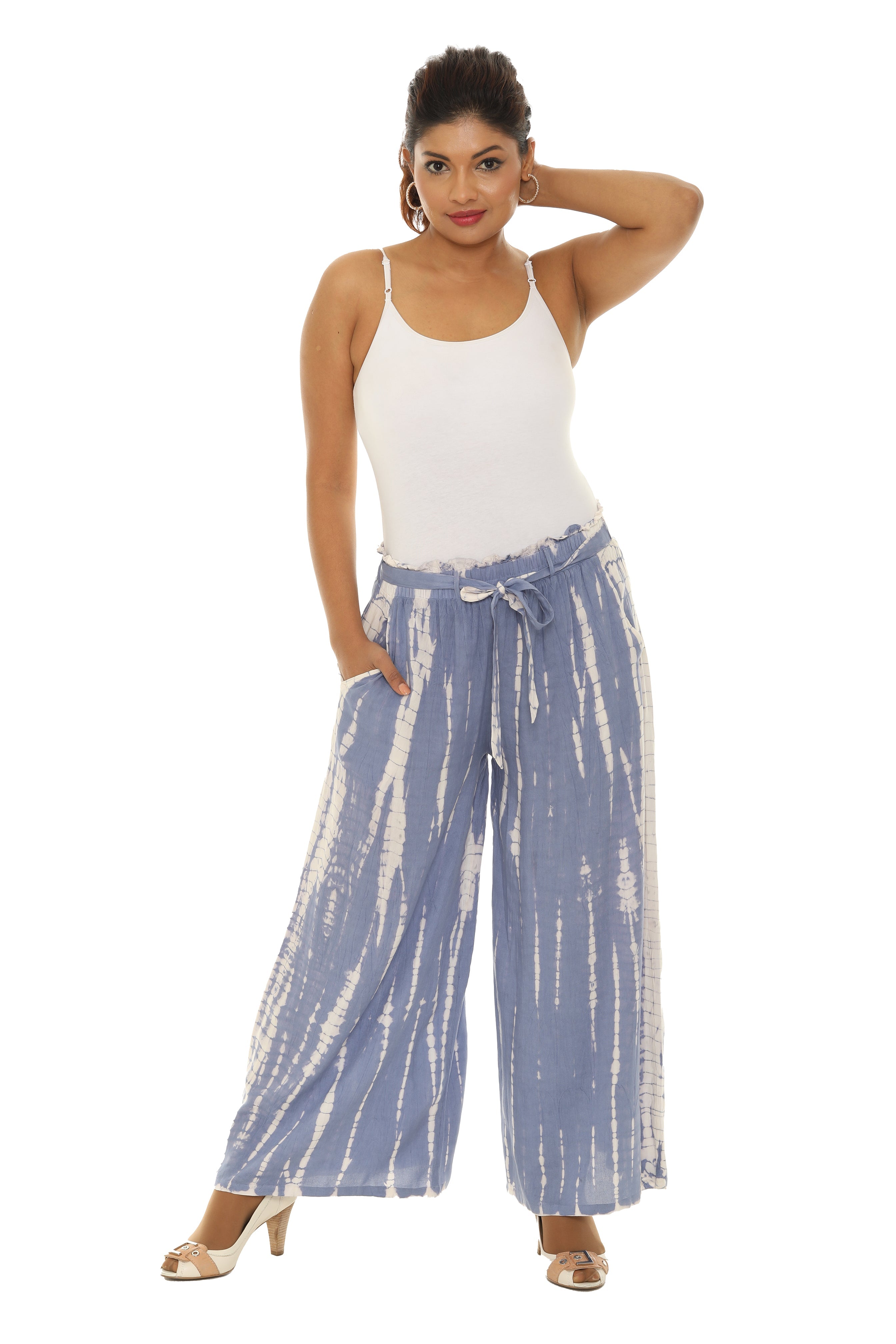 Belted Pocket Palazzo Pants - Shoreline Wear, Inc.