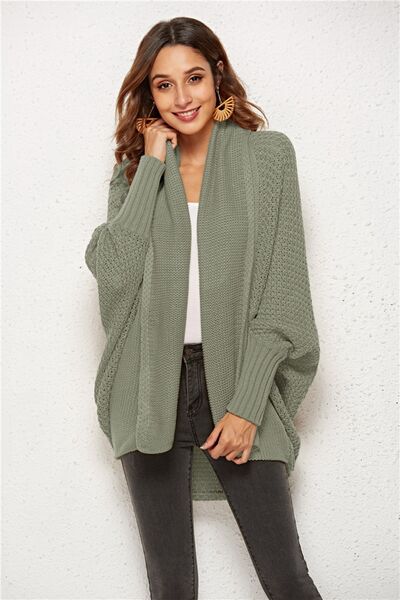 Open Front Batwing Sleeve Cardigan - Charming Charlie