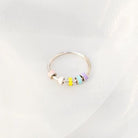 925 Sterling Silver Oil Drip Ring - Charming Charlie