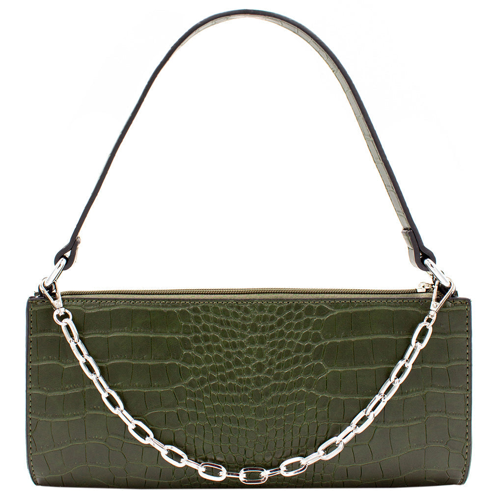 Green Lauren Satchel (Multiple Colors) - Charming Charlie