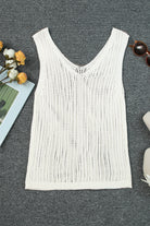 V-Neck Wide Strap Knit Vest - Charming Charlie