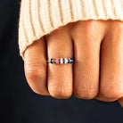 925 Sterling Silver Oil Drip Ring - Charming Charlie
