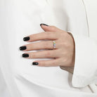 925 Sterling Silver Oil Drip Ring - Charming Charlie