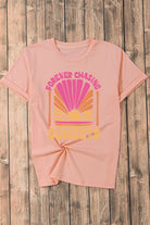 FOREVER CHASING SUNSETS Round Neck T-Shirt - Charming Charlie