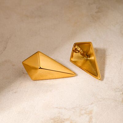 18k outlet Gold Geometric Earrings