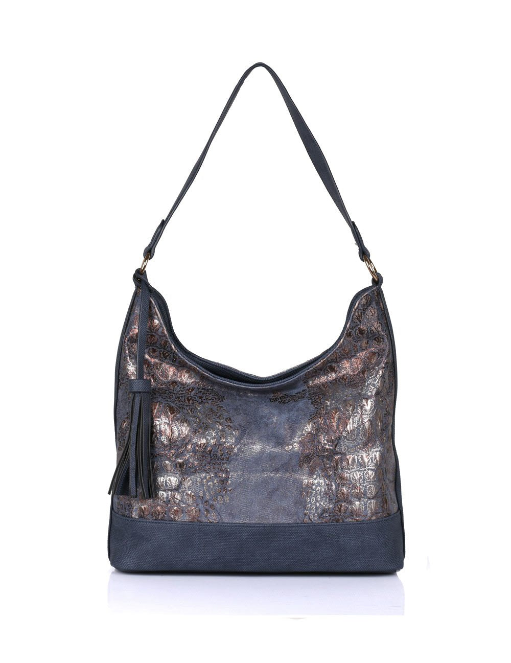 Eva Women's Hobo Bag Navy - karlahanson.com